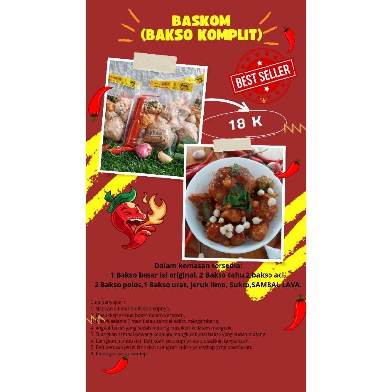 

BASKOM ( BAKSO KOMPLIT)