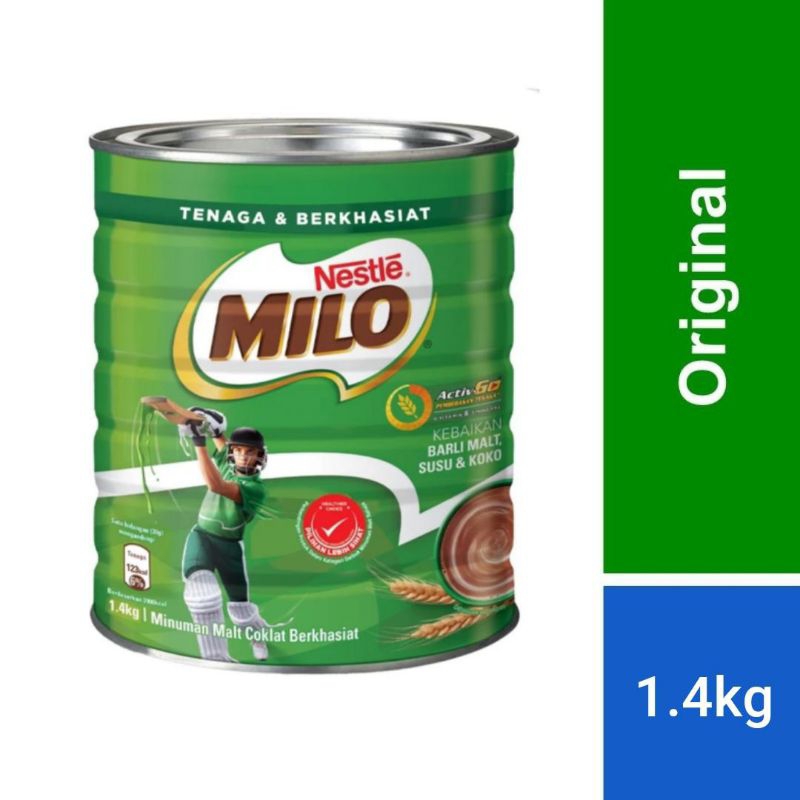 

MILO Activ-Go Bubuk Malt Coklat Kaleng Malaysia (1,4kg)