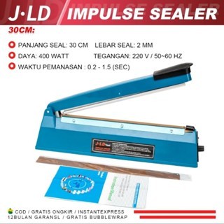 JLD Impulse Sealer Alat Press Perekat Plastik 20 CM / 30 CM Sealler plastik Mesin Pres Plastik Alat 