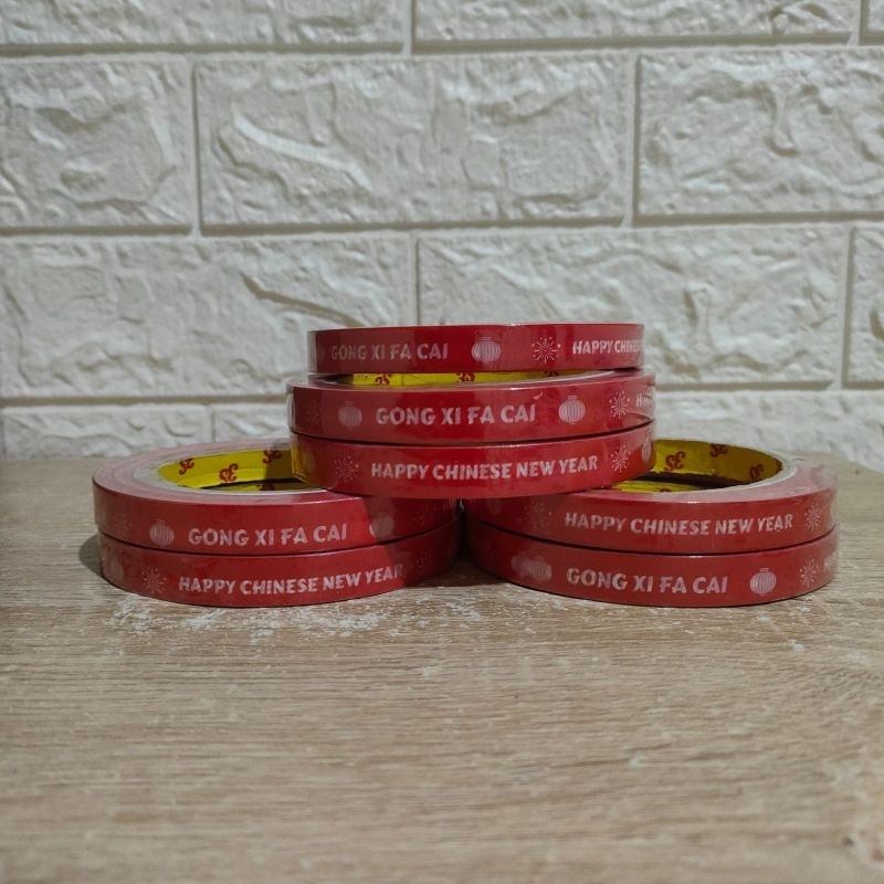 

isolasi Gong Xi Fa Cai / isolasi Happy Chinese New Year/isolasi merah/isolasi motif