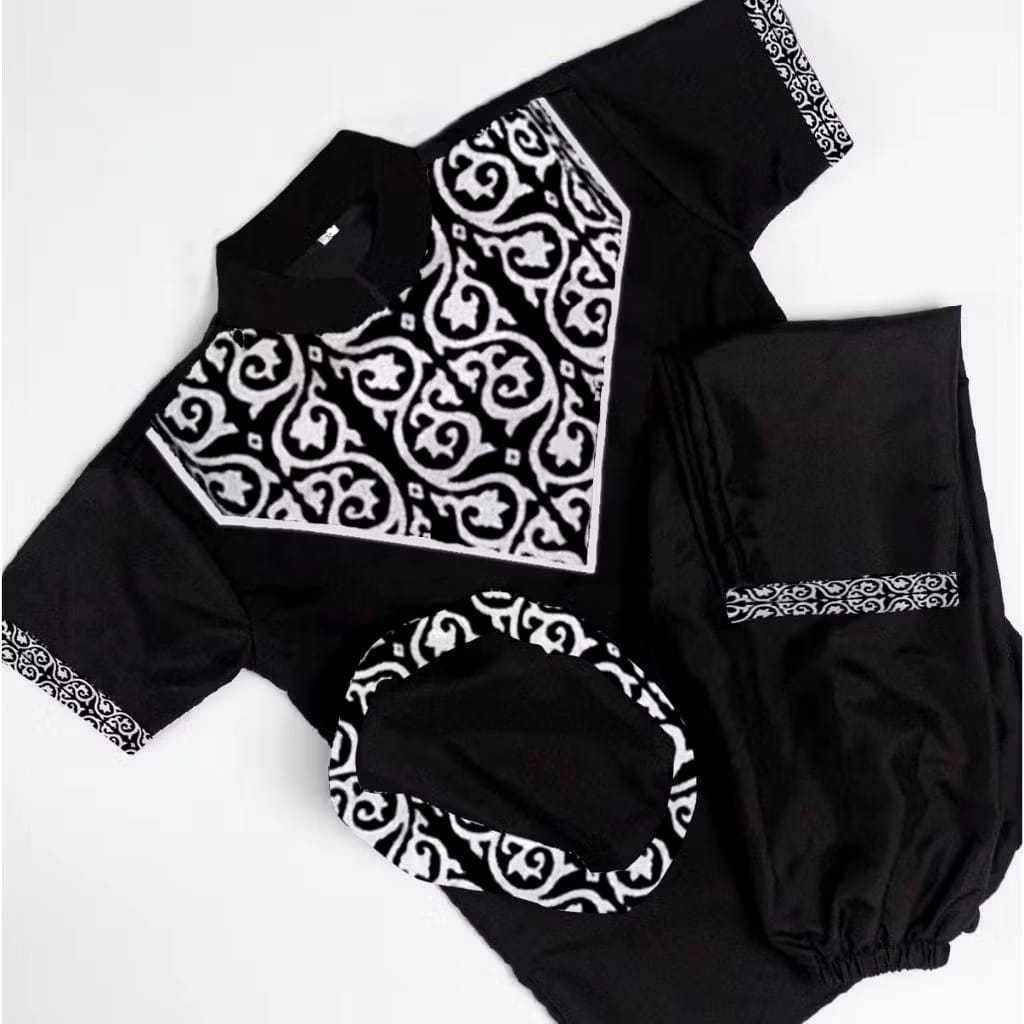 setelan baju koko anak laki-laki usia 1-10 tahun motif Y yang lagi viral dan trend,baju mulsim anak 