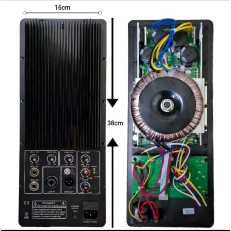 Power kit Speaker Aktif Model Huper Class H Bisa Untuk 2/3 Way