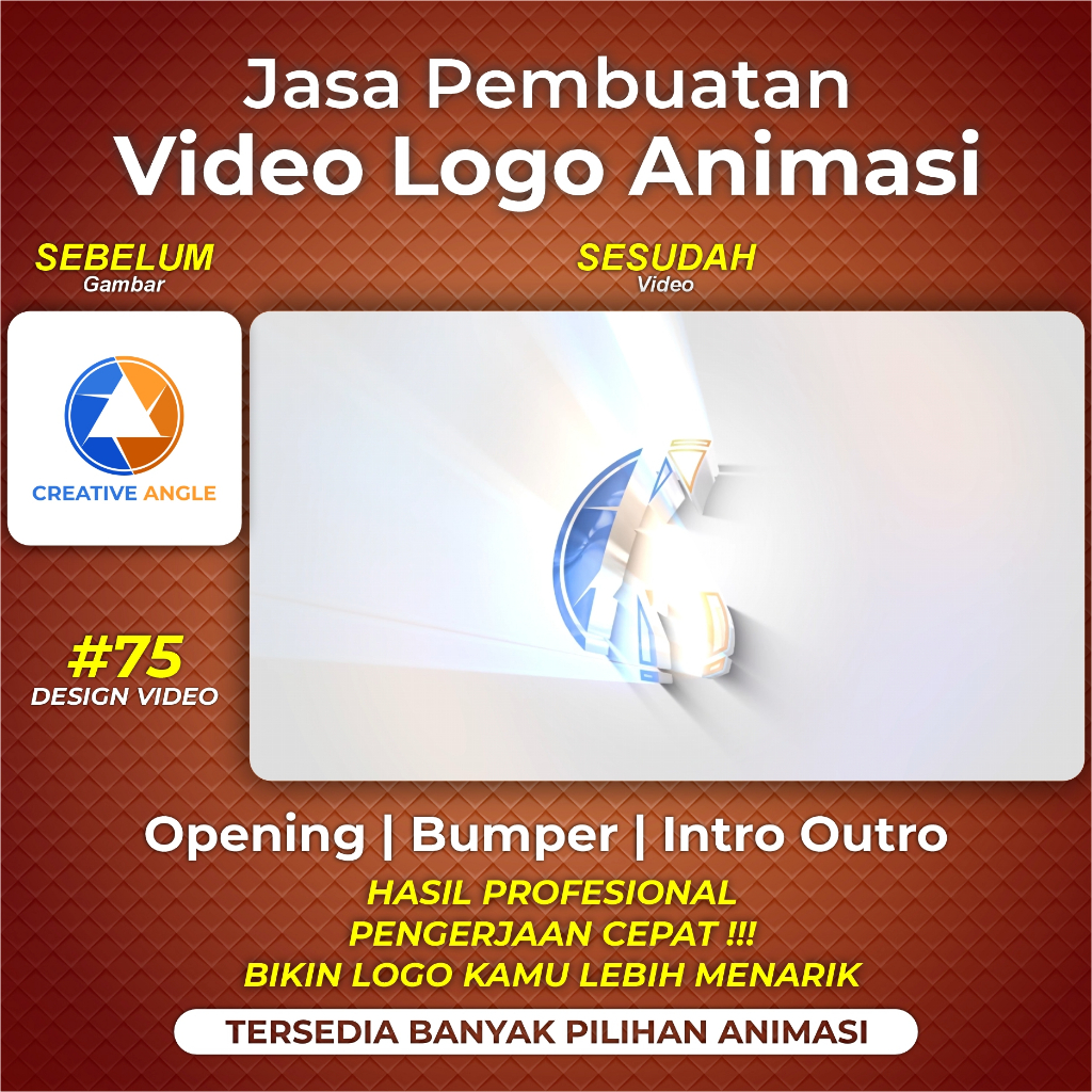 Jasa Pembuatan Video Opening Jasa pembuatan Video Intro Video Intro dan Outro Ytb Video Bumper