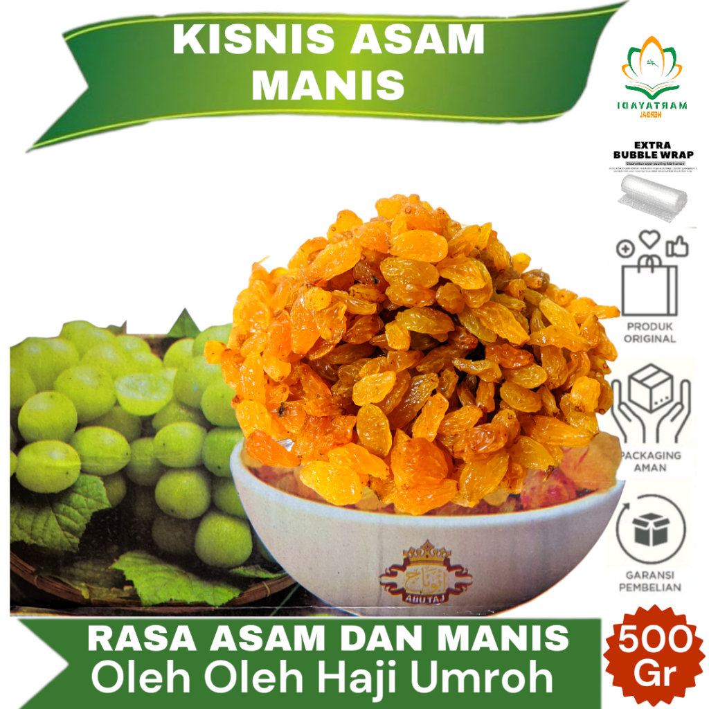 

Kismis Asam 1kg Golden Raisin Asli Original Asam manis