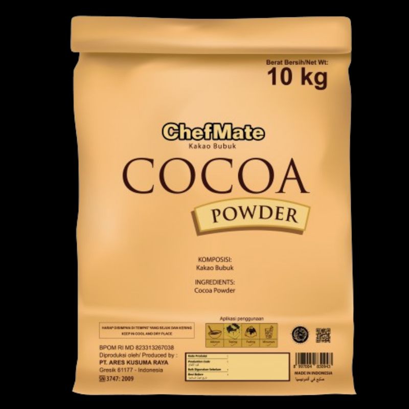

Chefmate Cocoa Powder Reddish Brown Cokelat Bubuk 50 Gram