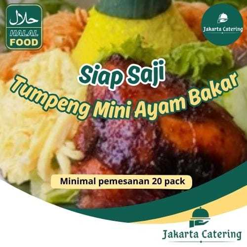 

Siap Saji Tumpeng Mini Ekonomis Ayam Bakar Enak Lezat Makanan Favorit Semua Acara Halal/Higenis