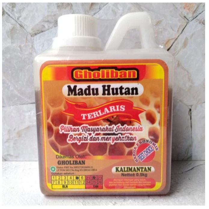 

Madu Gholiban 500 gr - Madu Hutan Kalimantan KLM 1/2kg
