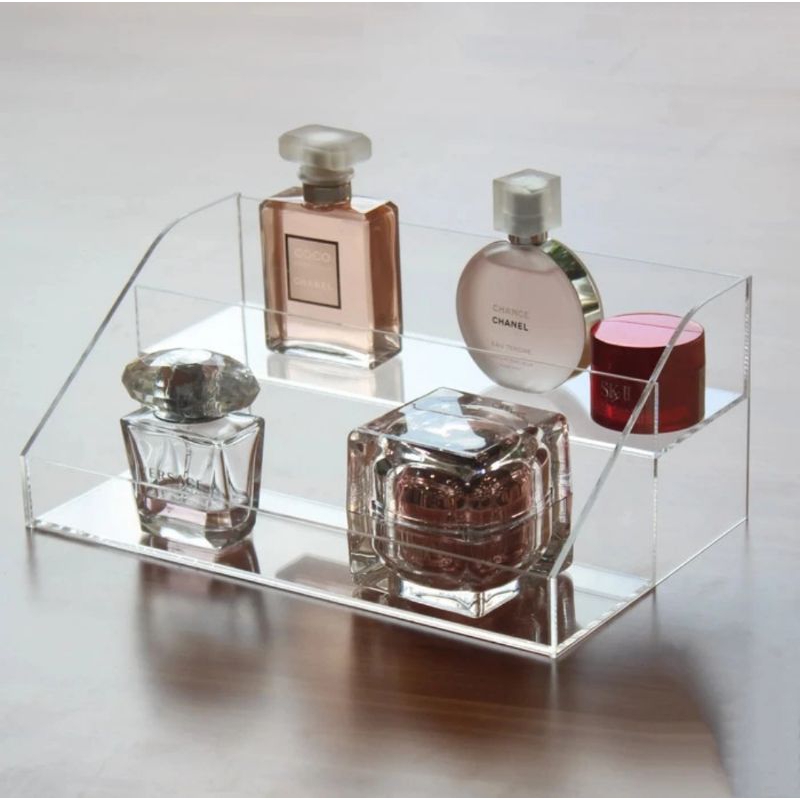 rak kosmetik, rak mini, display kosmetik, rak akrilik