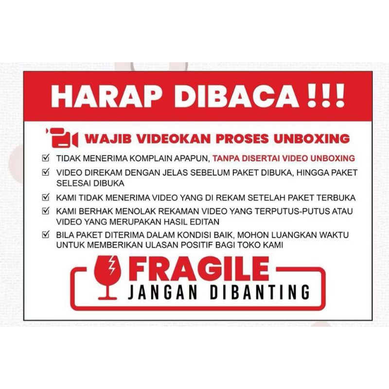 Breket Lightbox Display Menu