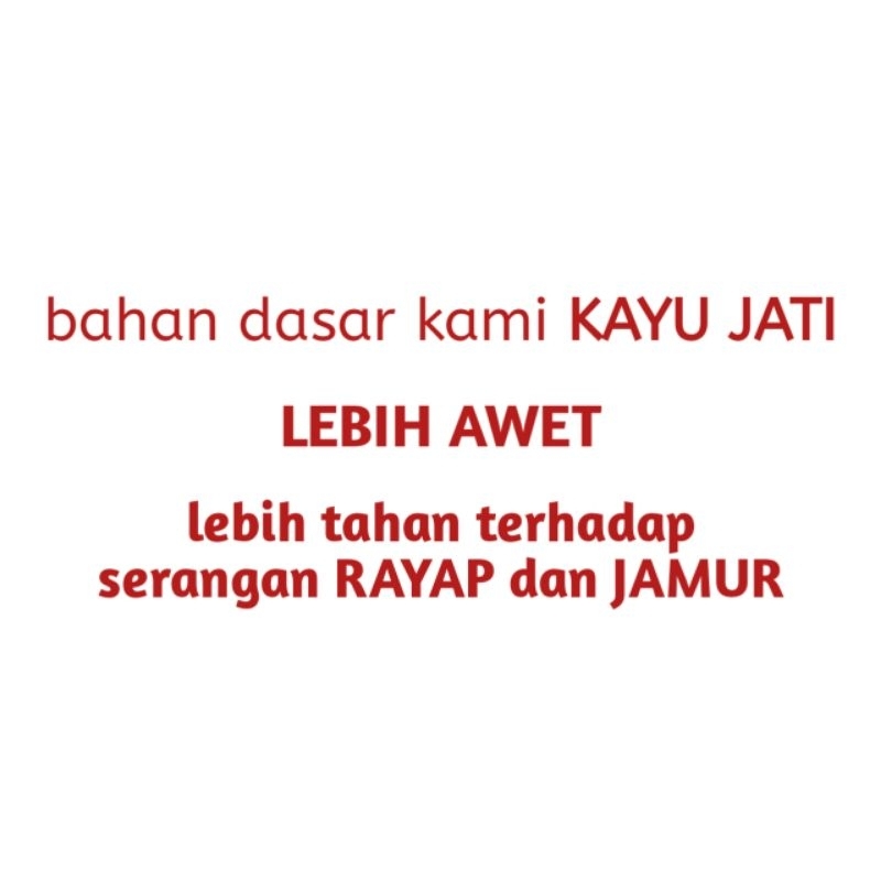 Kotak Saran Kotak Surat Kayu Jati Kuat Halus