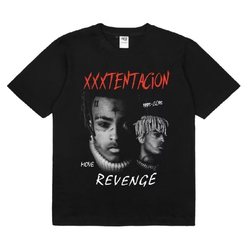 kaos Distro REVENGE XXXtentacion- TSHIRT BAJU KAOS DISTRO PREMIUM COMBED PRIA WANITA CEWEK COWOK STR