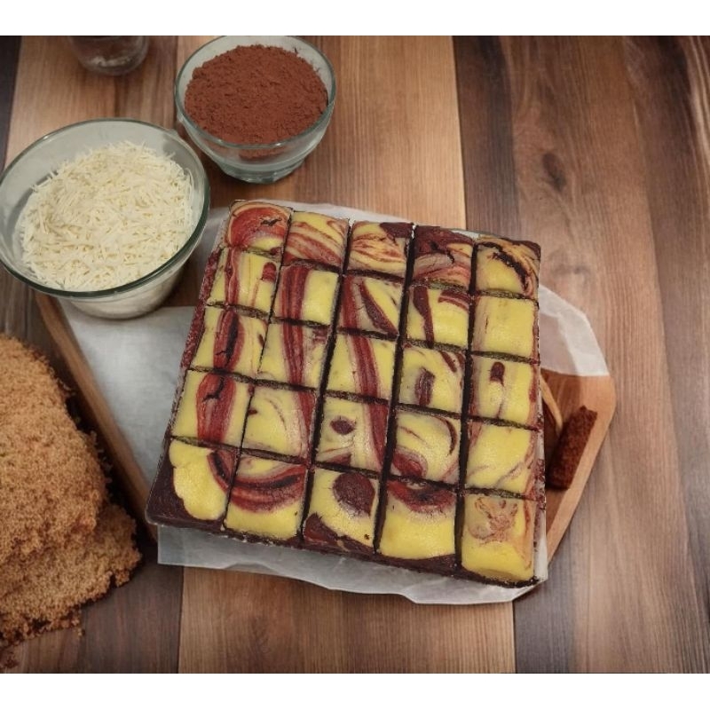 

JAGAD FOOD Brownies Red Velved Cheese Cake Pangganng Isi 25 pcs