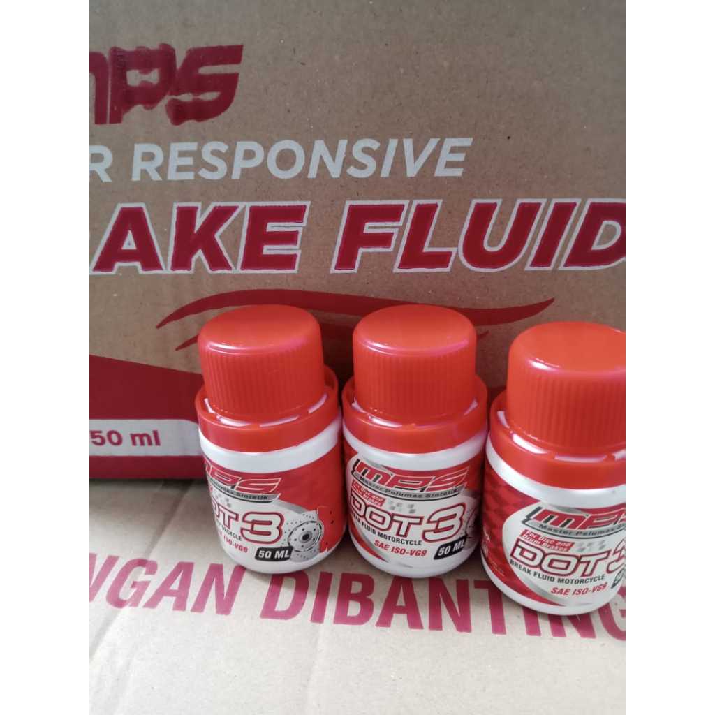 48btl Minyak Rem Dot3 Tahan Panas Minyak rem Merah Kecil Minyak rem Cakram Depan Motor #rem  Mps