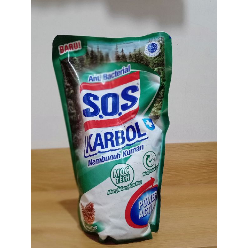 sos karbol 725ml & karbol sereh lemon 700ml