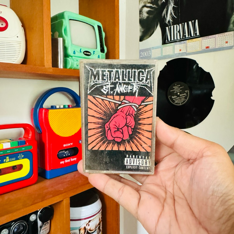 Kaset Pita / Tape / Walkman Metallica St Anger Original 100% Berfungsi / Tested Indonesia Luar Campu