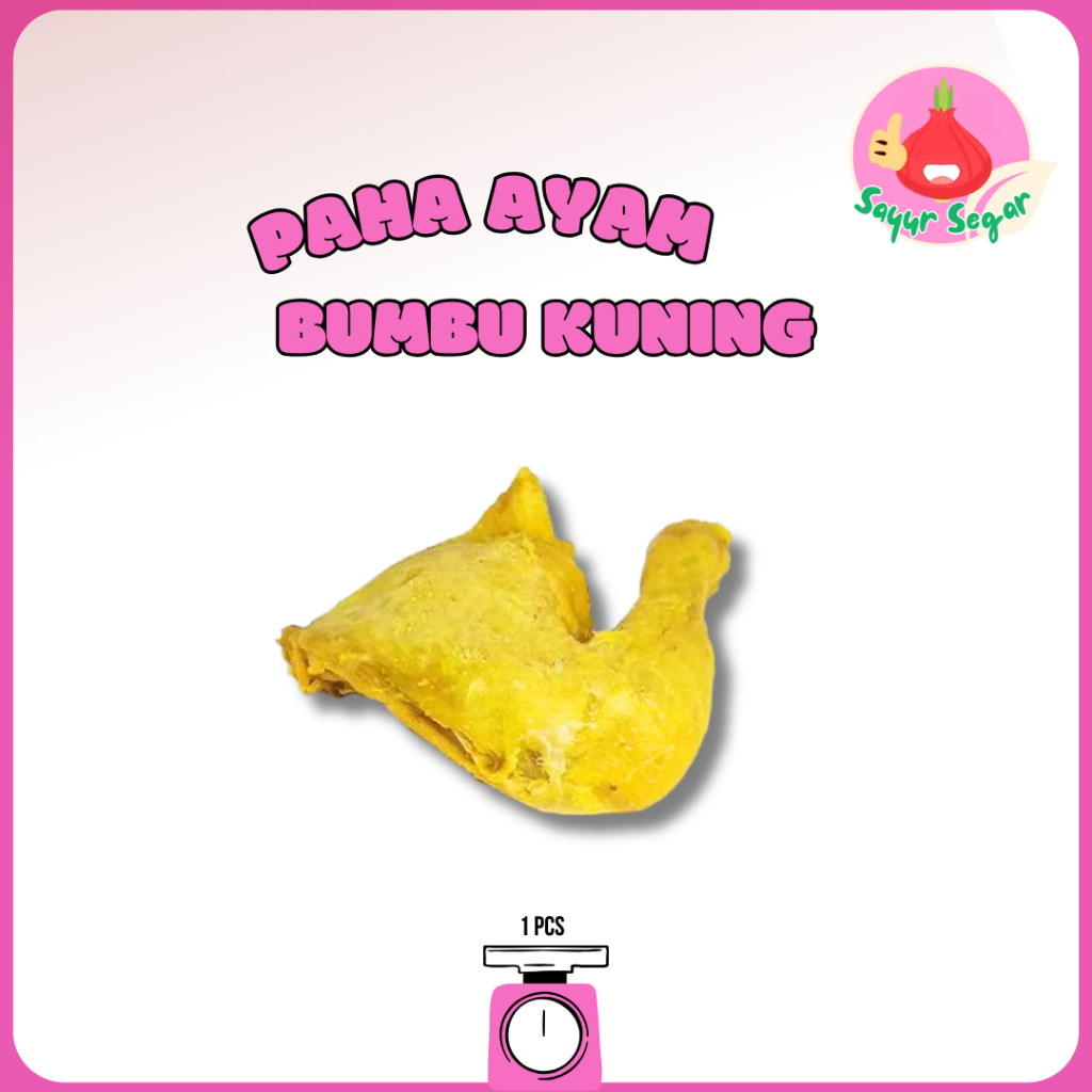 

Sayur Segar - Paha Ayam Ungkep Utuh /Yellow Chicken Thighs 1 pcs