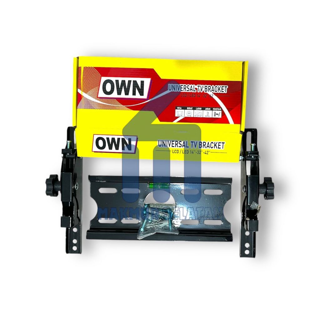 OWN Bracket TV Flat Panel TV 14" sampai 42" LED LCD