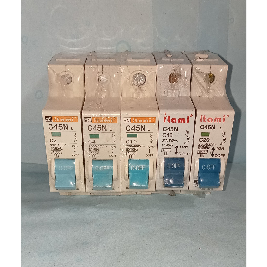 MCB ITAMI Murah, ITAMI TERMIS/MCB  C45N 2 A/4 A/6 A/10 A/16 A/20 A