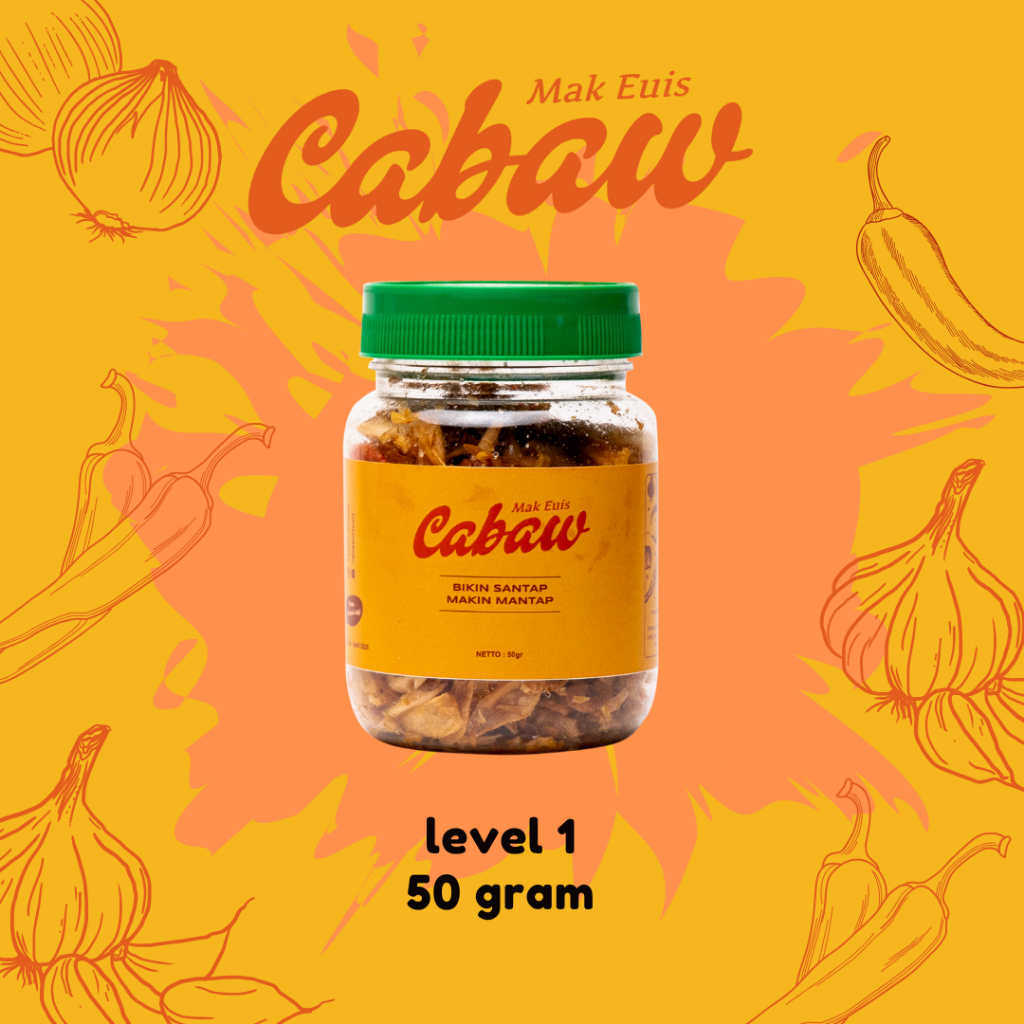 

Bawang Goreng Asli Premium CABAW MA EUIS Level 1 (50 GRAM) | Murni Tanpa Tepung, Original Gurih dan Renyah Pedas