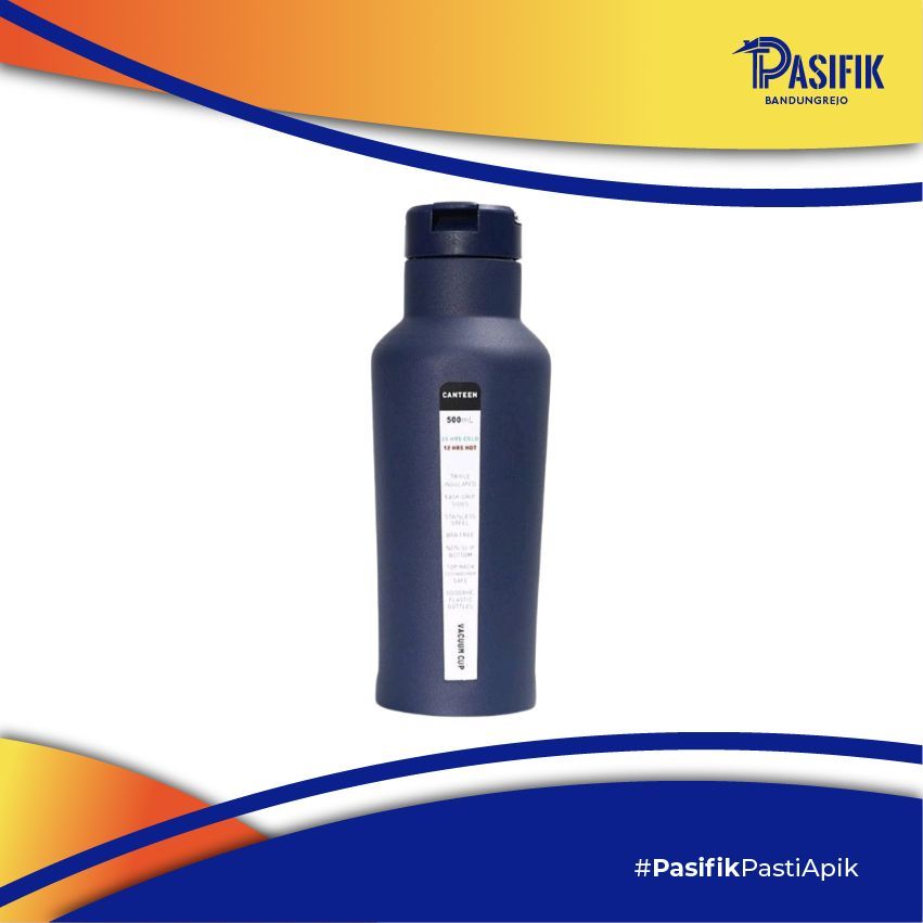 Thermos Glass 500ml / Thermos Canteen Corkcicle Stanley Tumblr dupe stainless steel ( DENGAN BOX )