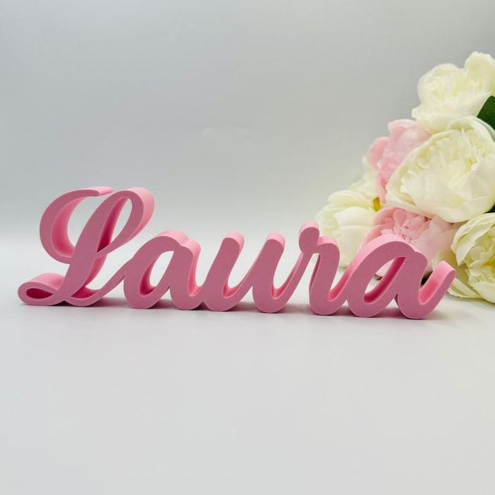 Papan nama ( Free custom nama ) berdiri bebas untuk meja, Papan nama yang dipersonalisasi untuk meja