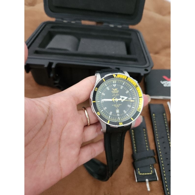 Vostok Anchar K162-Submarine Jam Tangan Pria Original