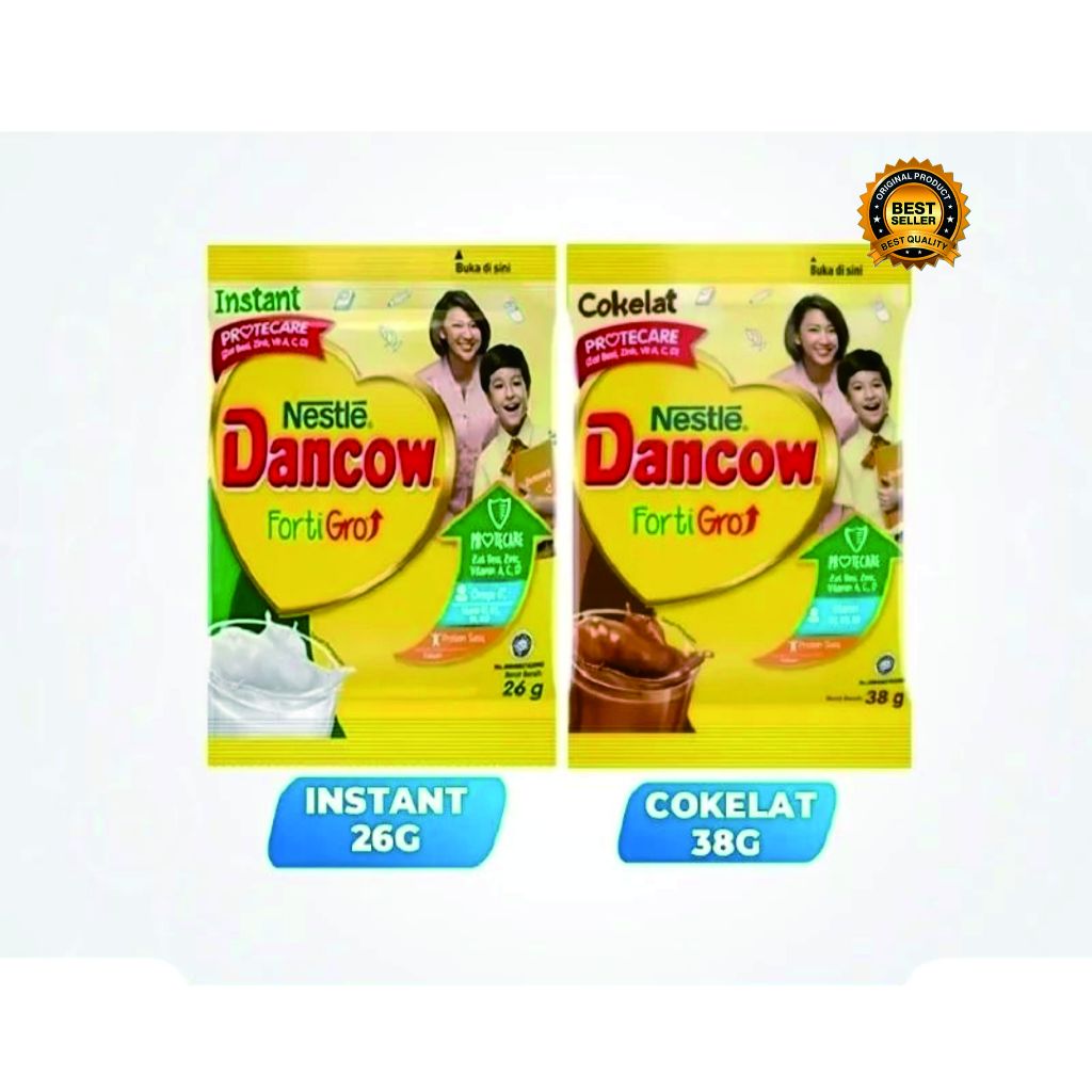 Dancow Renceng Fortigro dan Coklat / DANCOW FORTIGRO COKLAT / DANCOW FORTIGRO INSTANT PUTIH