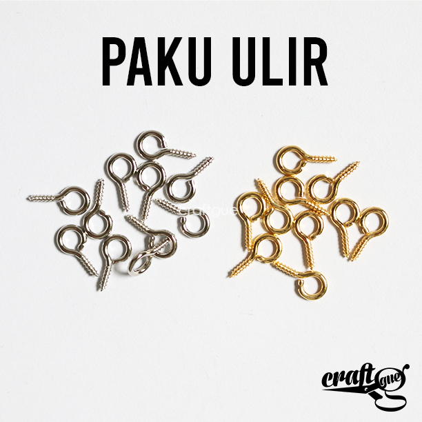 Paku Ulir Figurin Mini / Screw Eye Pin / Pengait Gantungan Resin Clay