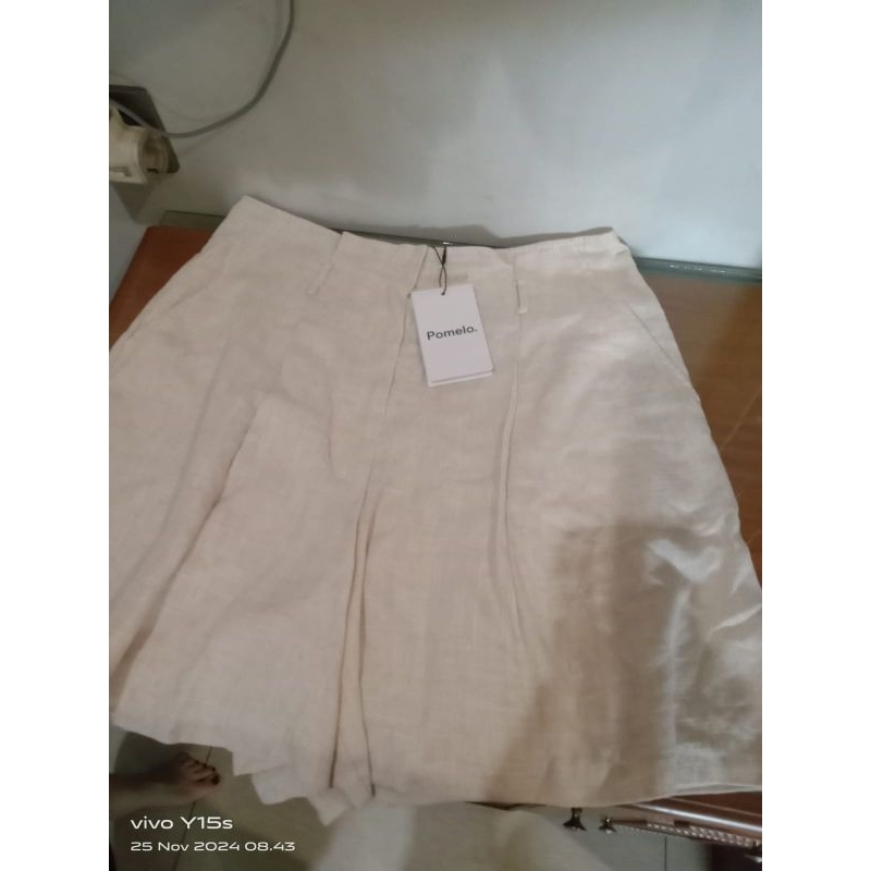 Celana pendek wanita/Linen Shorts Pomelo