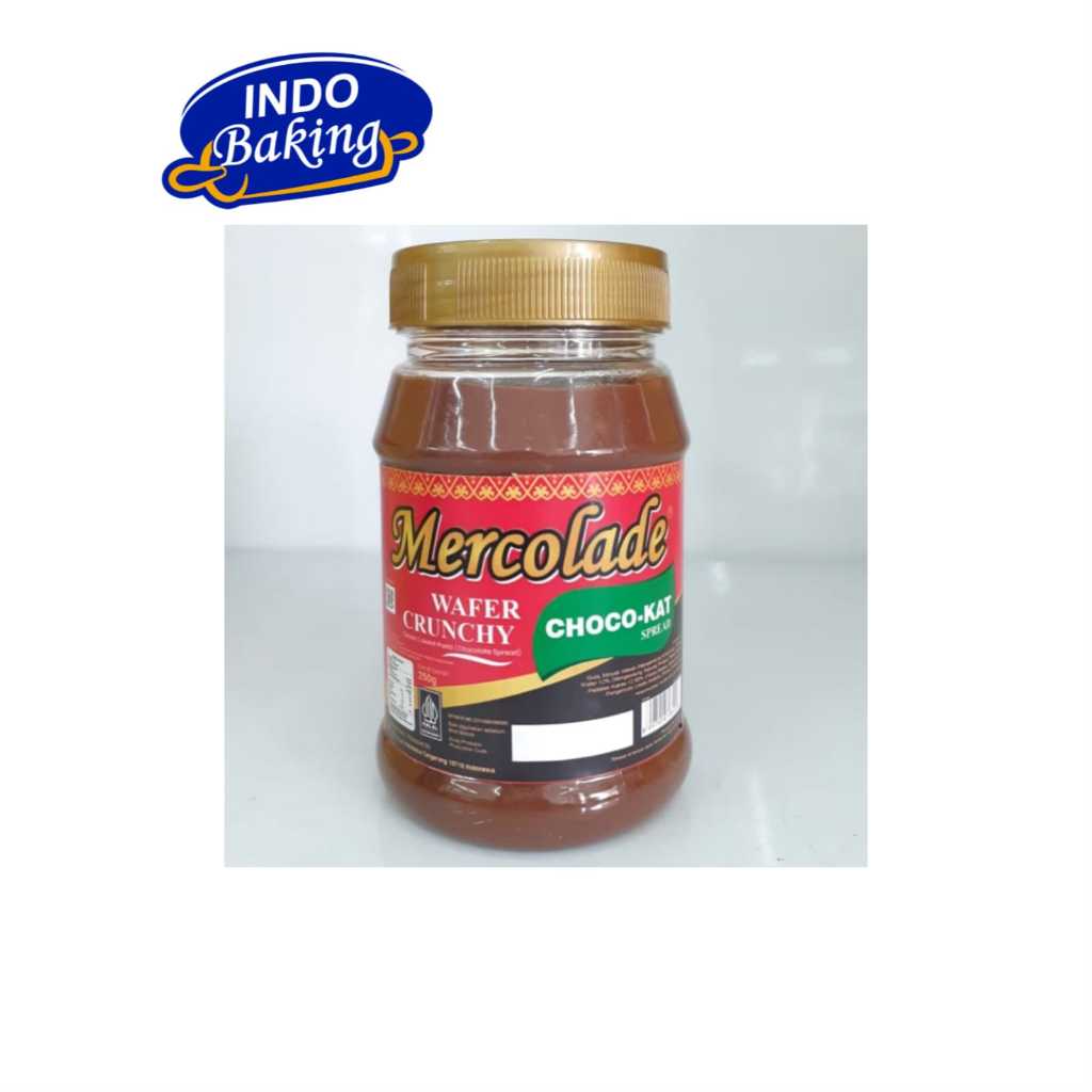 

MERCOLADE CHOCO-KAT//SELAI KITKAT, SELAI SPREAD DENGAN REMAHAN WAFER HALUS 250gr