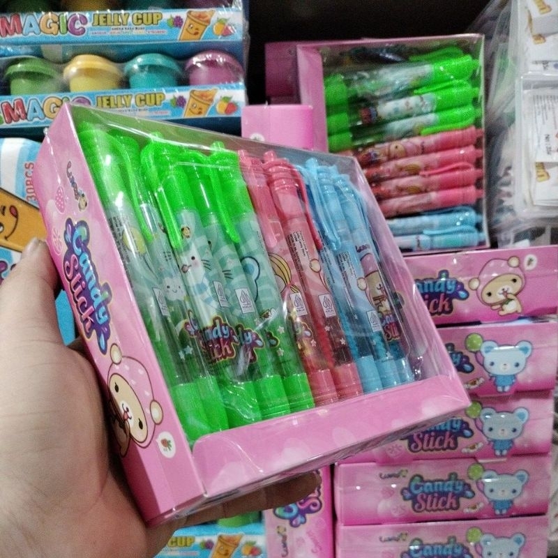 

Candy Stick Jeli Pulpen isi 30 pcs@8g berat bersih 160g