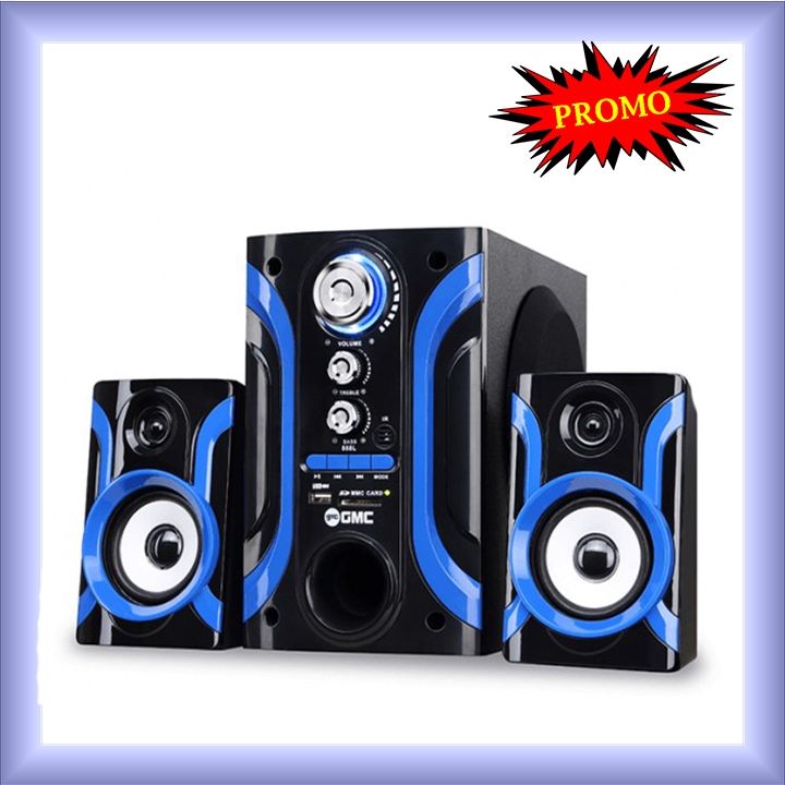 Spiker Ngebas Speaker Multimedia GMC 888L/K BT FM USB Bluetooth Sepiker Suara jernih