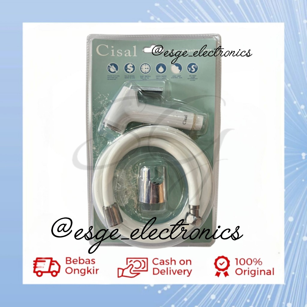 ORIGINAL SET JET SHOWER SEMPROTAN WASHER BIDET CEBOK JET CEBOK SELANG CEBOK SHOWER CEBOK SEMPROTAN C