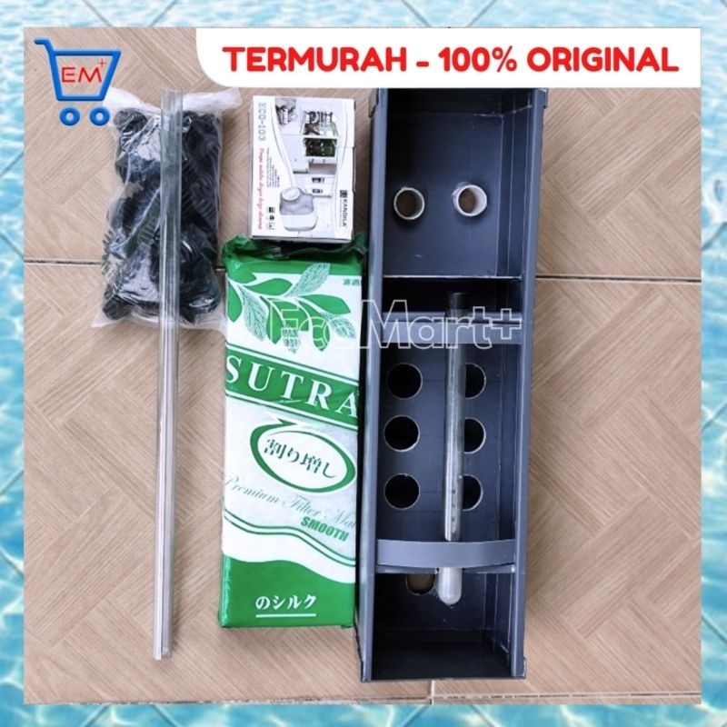 FILTER TALANG SET 60cm LENGKAP dengan Pompa , Media Filter dan Pipa