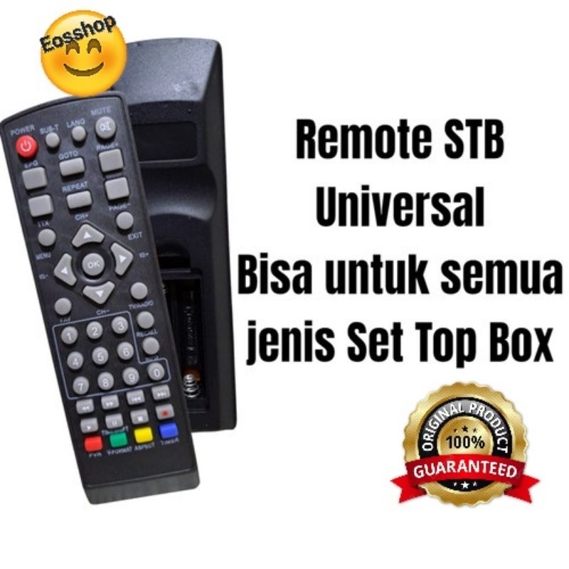 REMOTE UNIVERSAL SET TOP BOX STB DVB-T2 / REMOT STB DIGITAL MURAH - Remote STB