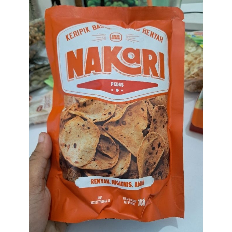

keripik basreng tipis renyah Nakari