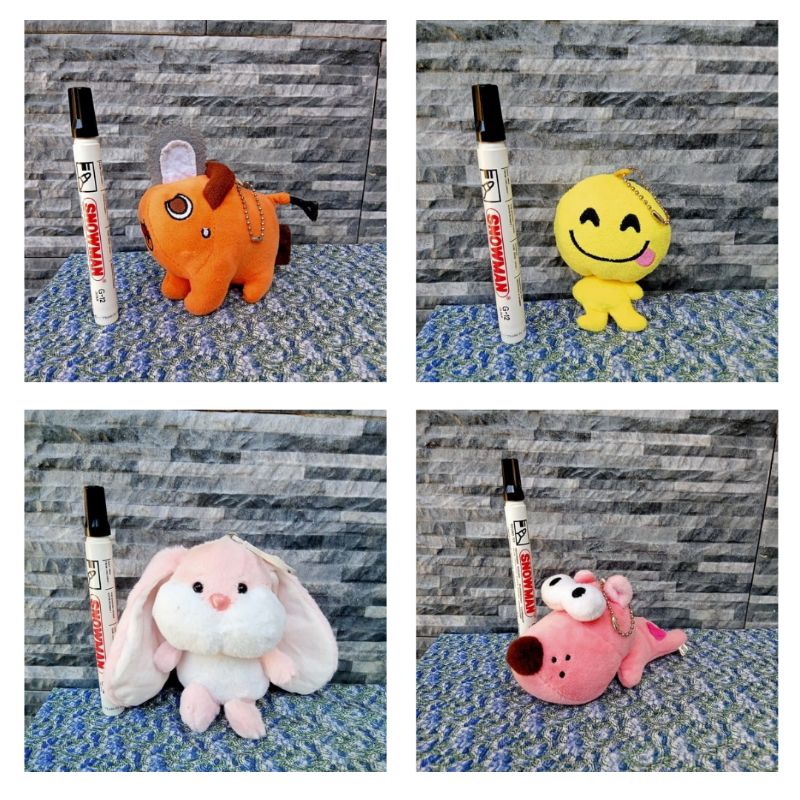 BONEKA MINI GANTUNGAN KUNCI / GANCI BONEKA / GANCI ANIME / GANCI KARAKTER PRELOVED / GANCI LUCU