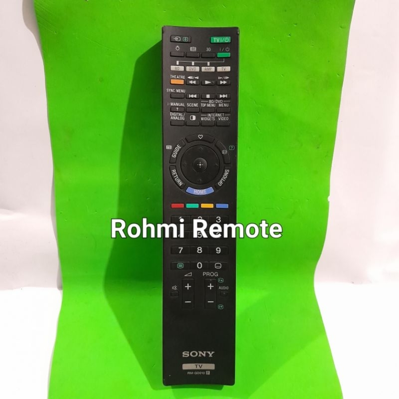 REMOTE REMOT SMART TV SONY BD AMP 3D THEATRE RM-GD010 ORIGINAL ASLI