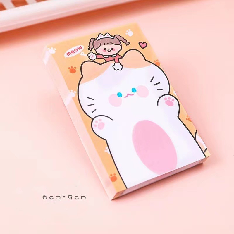 

Sticky Notes Gadis Kartun Lucu Memo Tempel 80 Lembar - Cat Girl