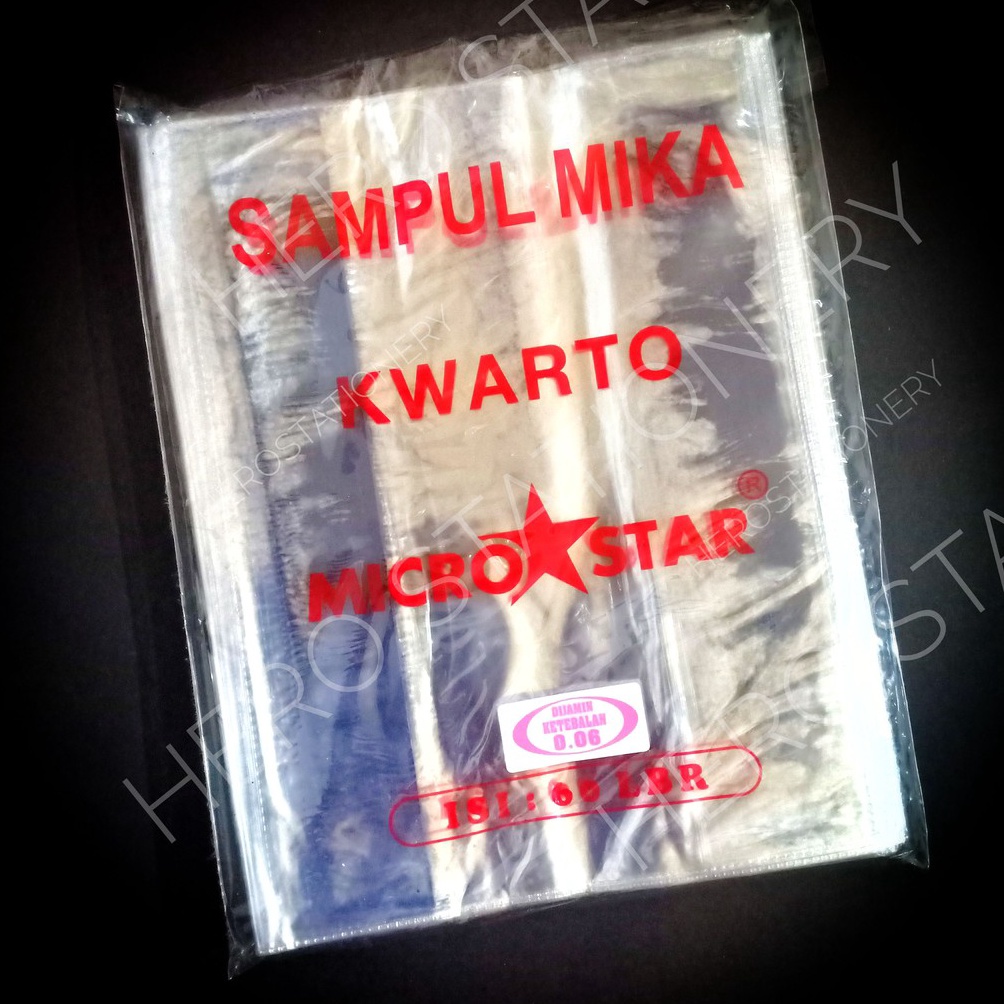 

Laris Sampul buku kuarto kwarto mika microstar 6 lembar S69