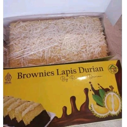 

brownies kukus lapis durian