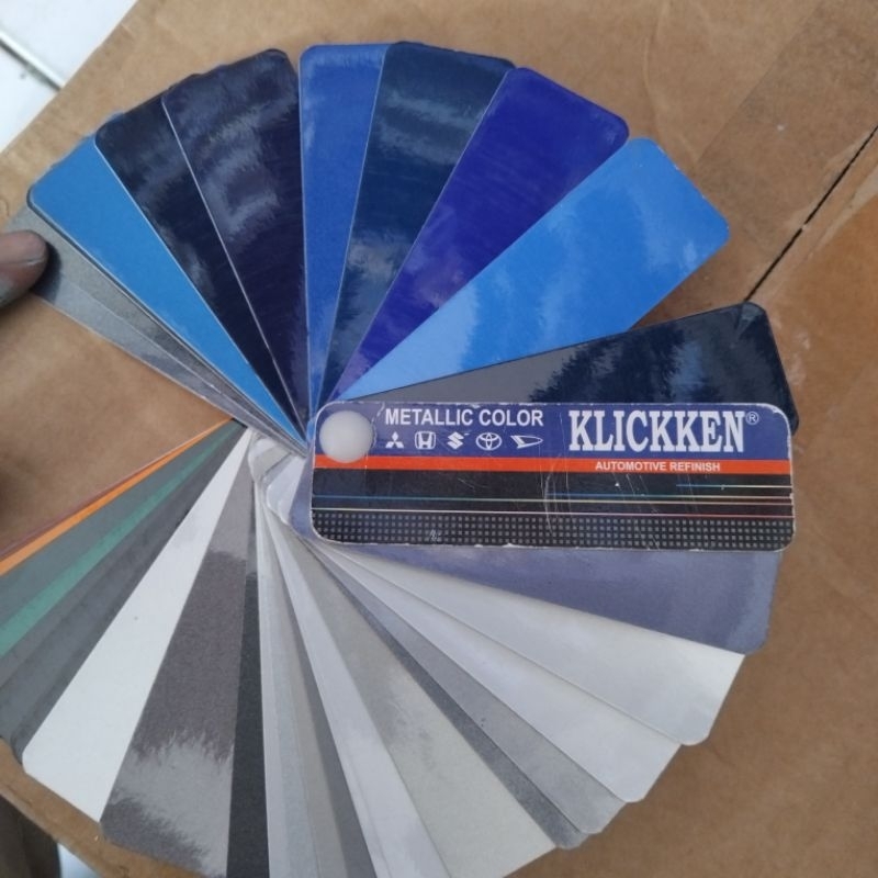 Cat Nc Mixed Paint color  blue met  abu2 met silver met silakan