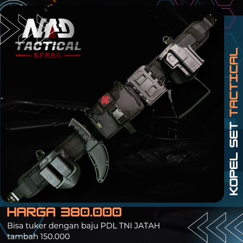 Kopel Tactical Kopassus Set lengkap