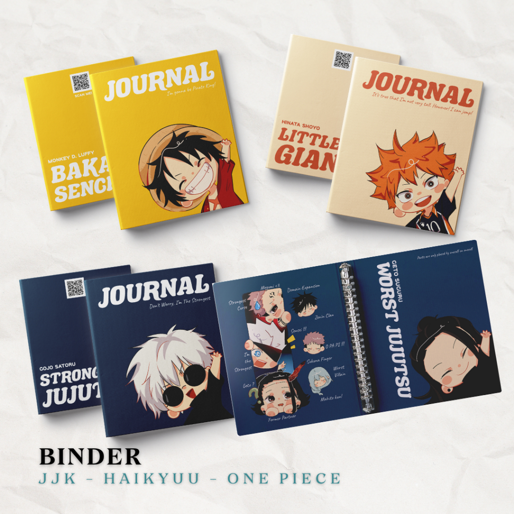 

Anime BINDER/FILE/JOURNAL SIZE A5 20 RING by bigmadamerch