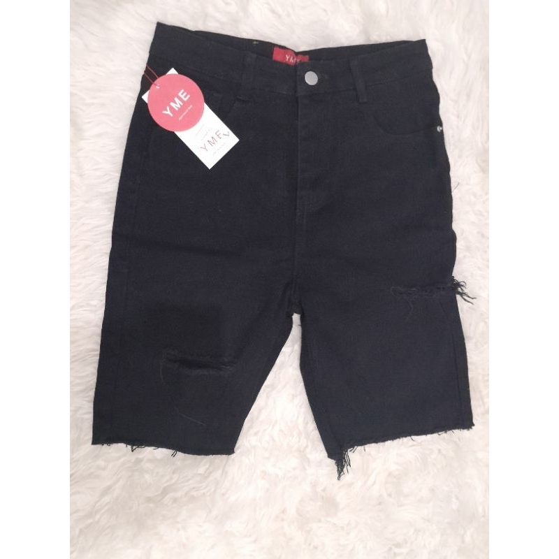 YME JEANS BLACK SIZE L (WAIST 68CM)