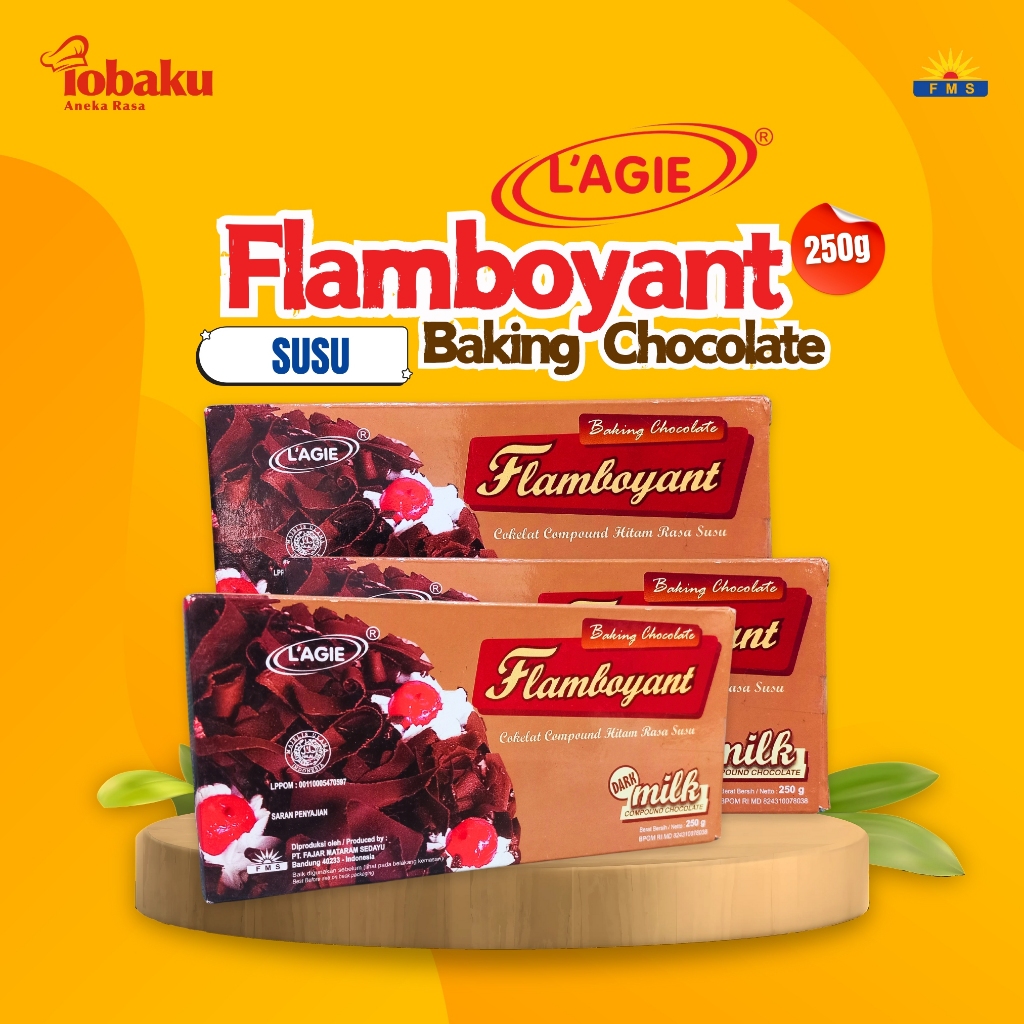 

L'AGIE FLAMBOYANT Baking Chocolate Susu 250g