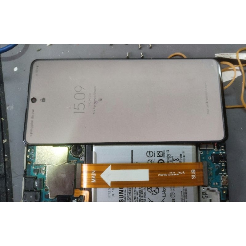 LCD Samsung m51 copotan 1000% original