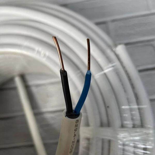 Kabel NYM 2x1,5mm 2x2,5mm Per Meter Kabel Kawat NYM 2x1.5mm Kabel Tembaga NYM Kabel Tembaga Kawat