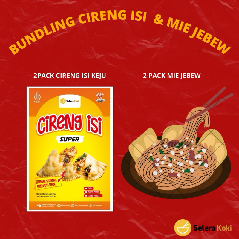 

BUNDLING CIRENG ISI DAN MIE JEBEW REBECCA APPROVE