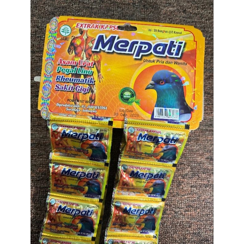 MERPATI ORIGINAL KAPSUL (ASAM URAT)